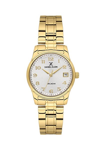 Daniel Klein Dk102-dk.1.14049-2 Altın Kaplama Rakamlı Kadın Kol Saati
