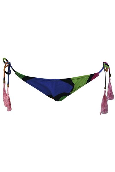 WildFashion Printed swim briefs with drawstring and tassels on the sides SW1131-4 M/L