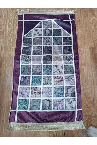 S.Y سجادة صلاة بنمط التصحيح المكسور المطبوع