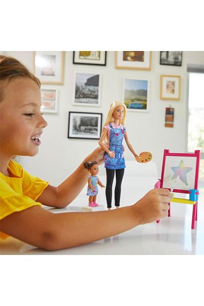 mattel Barbie Playset, Barbie Drawing Teacher Doll
