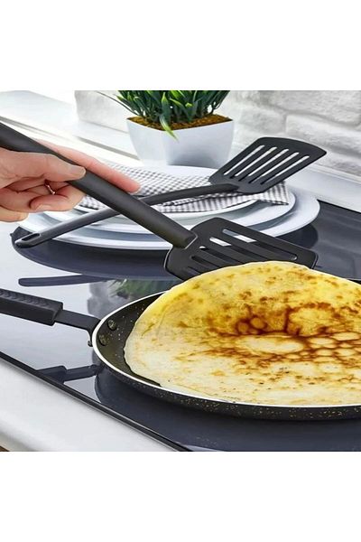 Saint Belisama Concept 5 Piece Fireproof Non-Stick Teflon Coated Ladle Colander Spatula Spoon Set