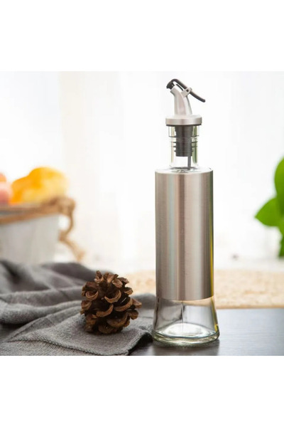 Limitless 2-Pack 500ml Glass Oil & Vinegar Dispenser Bottles – Leakproof Pour Spouts