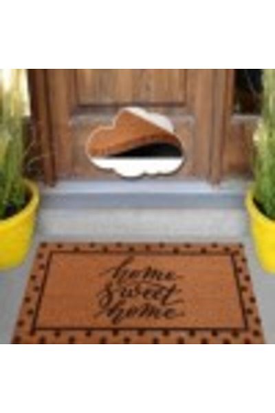 Chilai Home Entrance Mat Coconut Fiber, 40x60cm, Coco Frame Point