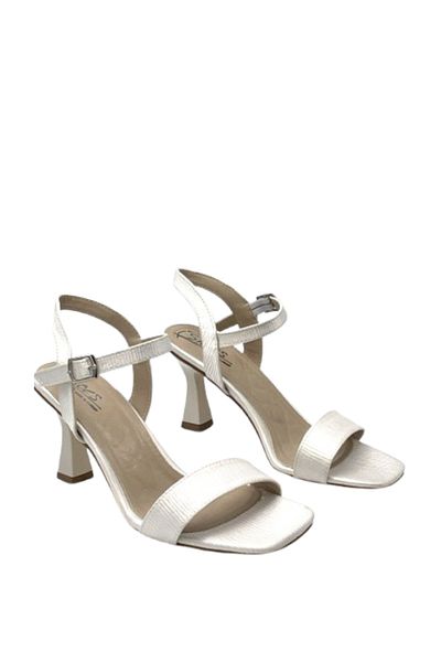 KİNDEP Kindep (Wiesse) Single Strap Heeled Women's Shoes White