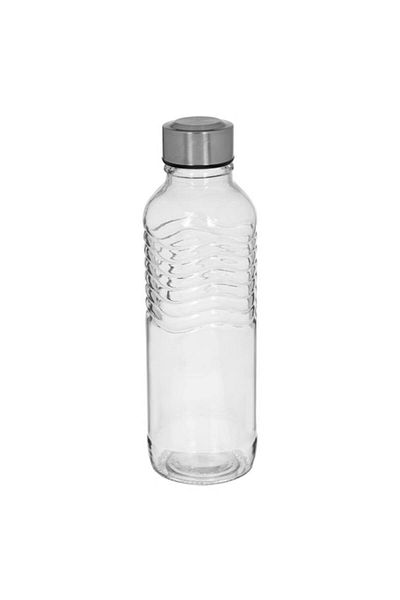 AVA Water Bottle, metal cap, transparent, 550ml