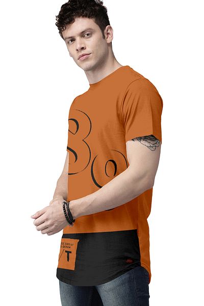 COLOR HUNT 100% Cotton Mens Crew Neck T- Shirt with Treding Prints