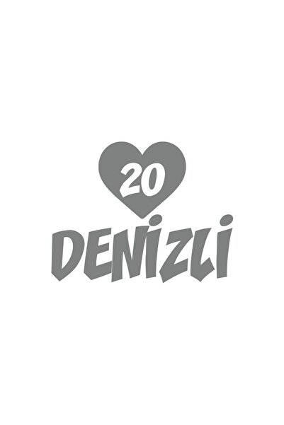 Reysa Tasarım ملصق سيارة على شكل قلب 20 قطعة مقاس 17 × 17 سم باللون الرمادي