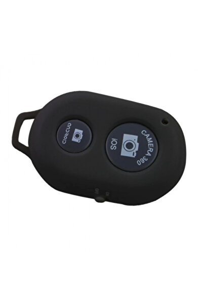 KlaussTech Telecomanda Seflie Klausstech, 2 Butoane, Compatibila Android si Ios, Bluetooth 3.0, Negru