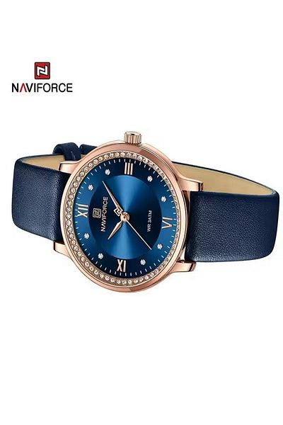 Naviforce Diamond Fashion Women Watch Luxury Waterproof Quartz Watches Alloy case Ladies Wristwatch