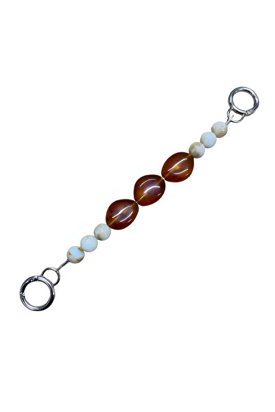 EleganTShoP Λαβή τσάντας με ακρυλικές χάντρες 25 εκ. KSA25