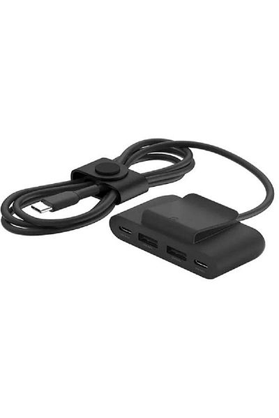 Belkin Boost Charge 4-Port USB Power Extender Fast Battery Charging 30 Watts