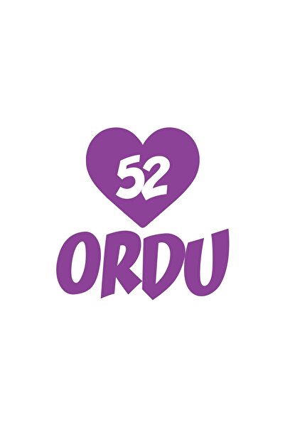 Reysa Tasarım ملصق سيارة قلب 52 للجيش مقاس 17x17 سم أرجواني