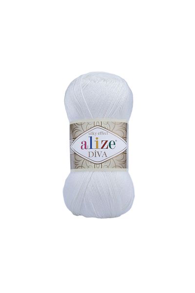 Alize 4 Pieces Diva - 55 - Mercerized Thin Thread Bikini Bustier Blouse Knitting Thread Knitting Crop Models