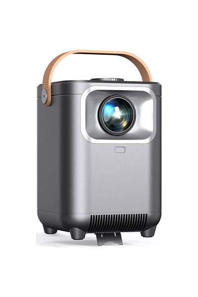 Velixo Portable WiFi Projector, Bluetooth, 9000 Lumens, 1080P, HDMI/USB, Zoom, Remote
