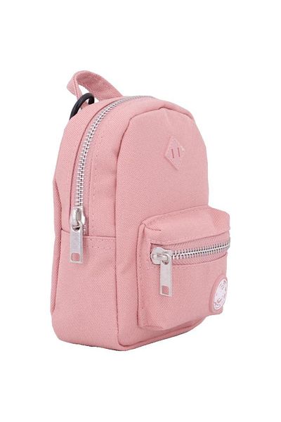 Atrium Classic Mini Backpack with Metal Zipper Pouch Keychain