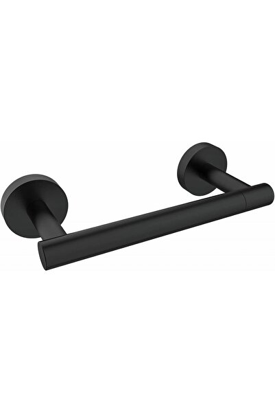 Baseola suport pentru hârtie igienică, oțel inoxidabil, negru, 21,9 x 9 x 2,5...