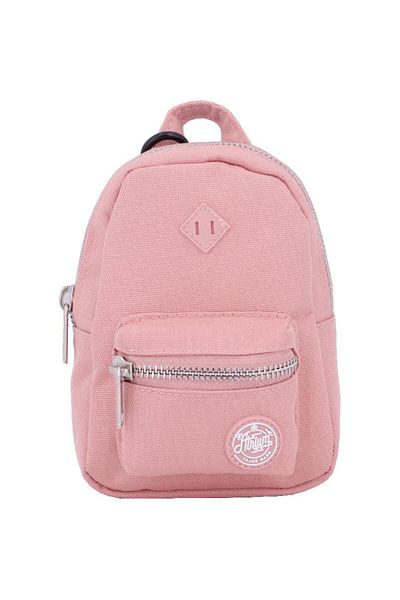 Atrium Classic Mini Backpack with Metal Zipper Pouch Keychain