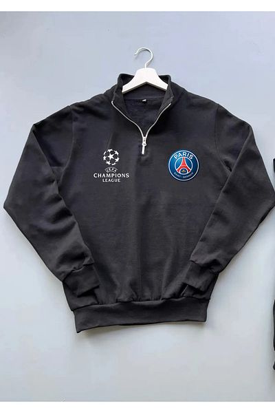 Pisa Art French Giant X Champions League Stand Collar Sweatshirt Unisex Custom Design