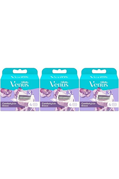 Gillette Venus Comfortglide Breeze 12’li Yedek Başlık (4x3)
