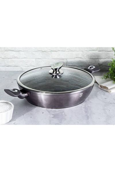Berlinger Haus Deep frying pan with lid 28 cm Carbon PRO Line