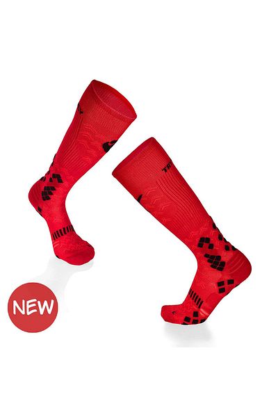 Try to Fly Long compression knee socks Red