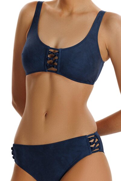 ZEKİ Zeki Iris Lacivert Bikini Takımı