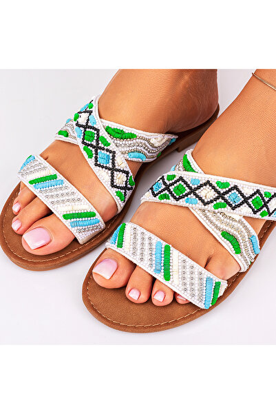 Lush Fashion Women's Slippers Made of Eco-friendly Leather