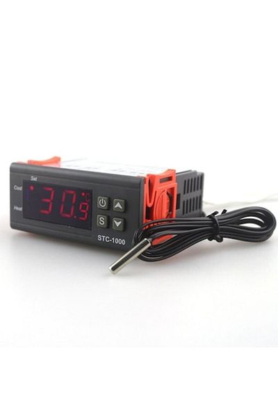 OEM Thermostat, 220V, 75x34.5 mm, Black