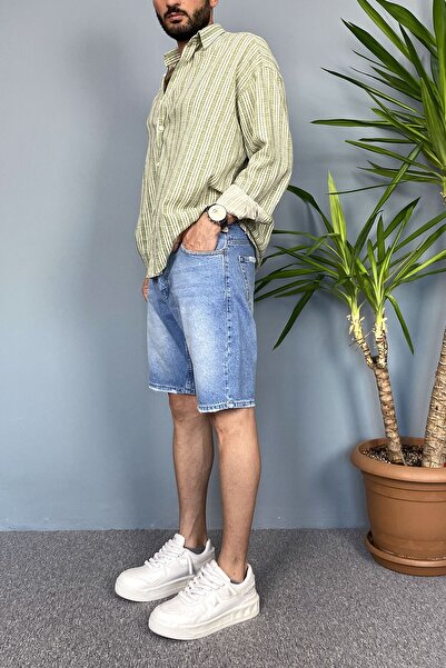 Alışveriş Sokağı Boyfriend Stonewashed τζιν σορτς