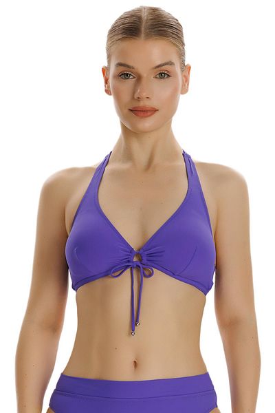 ZEKİ Zeki Purple Bikini Top