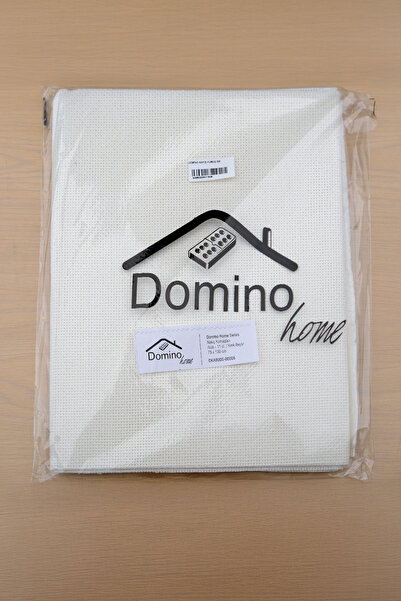 domino Embroidery Fabric Pink a Quality Cotton Off White