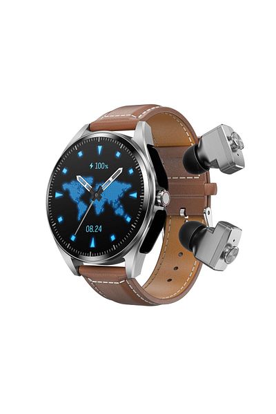 zeevos f26 smartwatch with built-in Bluetooth headphones, NFC, 4G internal memory,