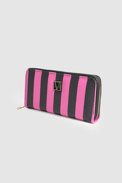 La La'Graccio Paris La'Graccio Paris Women's Vs Large Size Wallet Fuchsia Black
