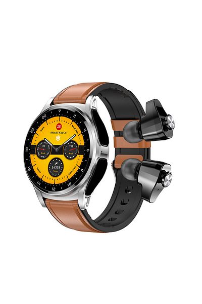 zeevos smartwatch with built-in Bluetooth headphones, NFC, Bluetooth call, notifications,