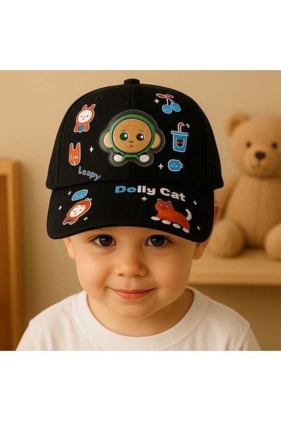 gigigiyim Unisex Children's Hat with Character and Light