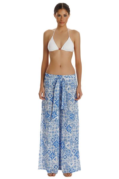 ZEKİ Clever Patterned Beach Pants