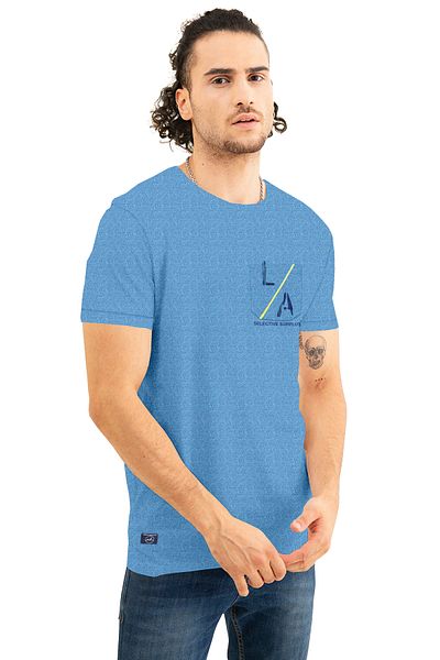 COLOR HUNT 100% Cotton Mens Crew Neck T- Shirt with Treding Prints