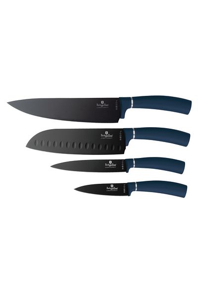 Berlinger Haus 4-piece non-stick knife set Aquamarine Metallic Line
