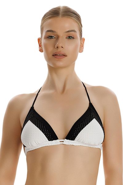 ZEKİ Zeki Black Triangle Bikini Top