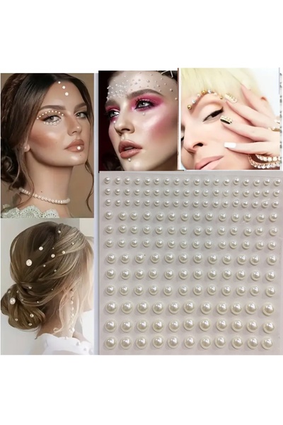 NEW HİLL Yüz,tırnak Ve Saç Sticker Makyaj Taşı Kristal,kendinden Yapışkanlı-1...