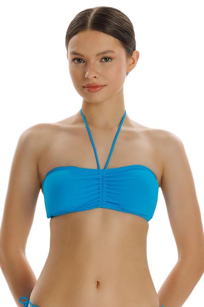 ZEKİ Zeki Turquoise Bikini Top