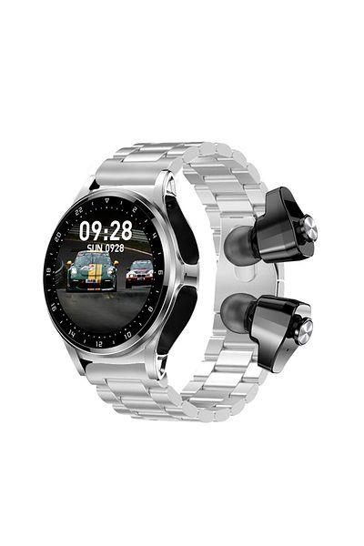 zeevos smartwatch with built-in Bluetooth headphones, Bluetooth call, notifications