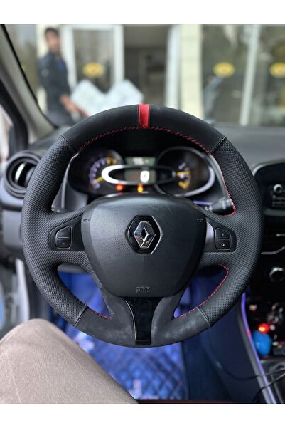 STİLİX GARAGE Clio 4 FAZ 1 2014-2017 Araca Özel Direksiyon Kılıfı (Makyajlı K...