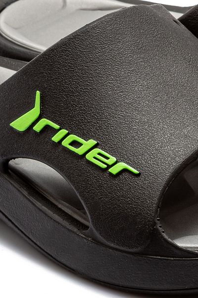 Rider Ανδρικές παντόφλες Μαύρο-Πράσινο 39/46