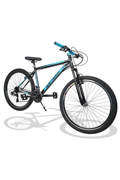 SARİSSA BİSİKLET Sarissa Moon 26" Jant MTB Ön Amortisörlü Shimano 21 Vites V Fren Wake Gidon Dağ Bisikleti Siyah Mavi
