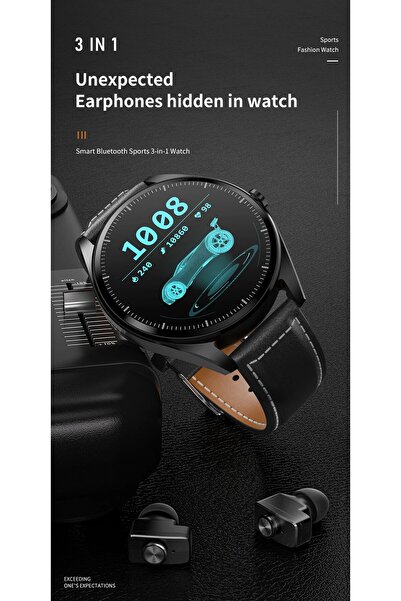 zeevos f26 smartwatch with built-in Bluetooth headphones, NFC, 4G internal memory, Bluetooth call,