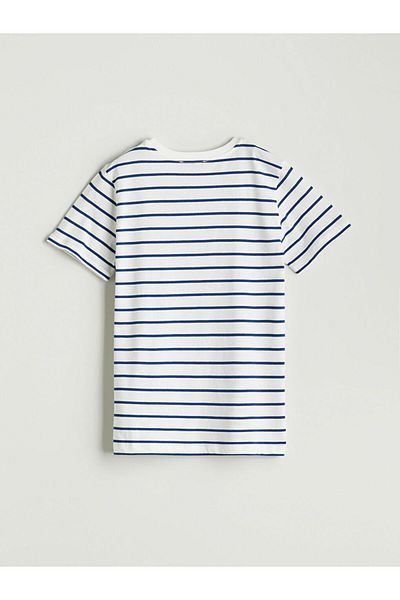 LC Waikiki Tricou cu dungi LCWAIKIKI Classic Crew Neck pentru damă