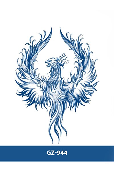 Attach GZ-944 ORTA BOY YARI KALICI ANKA KUŞU DESEN DÖVME