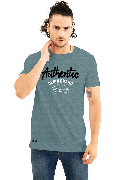 COLOR HUNT 100% Cotton Mens Crew Neck T- Shirt with Treding Prints