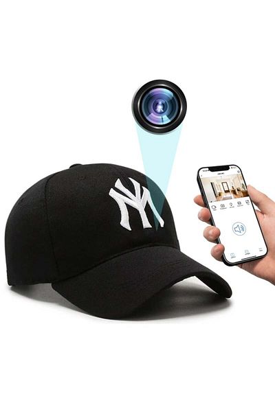 iUni Mini Camera Cap iUni H15, Wi-Fi, Full HD, MicroSD Card Slot, Live View on Phone